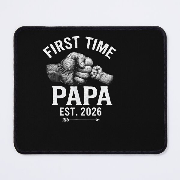 Item preview, First Time Papa Est 2026 Fist Bump New Dad Father'S Day designed and sold by KaidenceHeple.