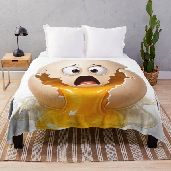 Item preview, Cracked Egg Shocked Face Yolk Spill designed and sold by jgvisualarts.