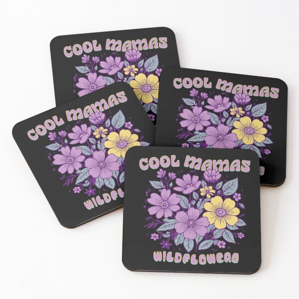 Item preview, Boho Wildflowers Cool Mamas Shirt - Aesthetic Vintage Pastel Design designed and sold by Realmoood.