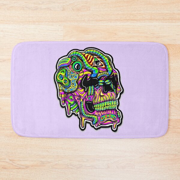 Item preview, Psychedelic Skull art designed and sold by HOPPER420.