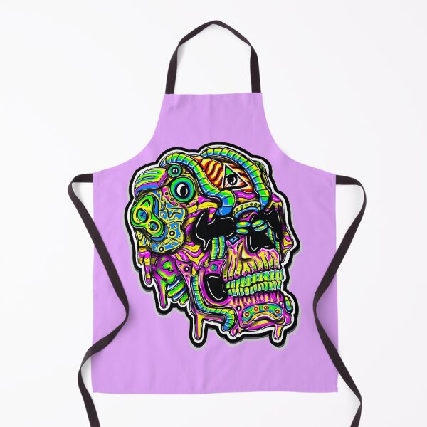 Item preview, Psychedelic Skull art designed and sold by HOPPER420.