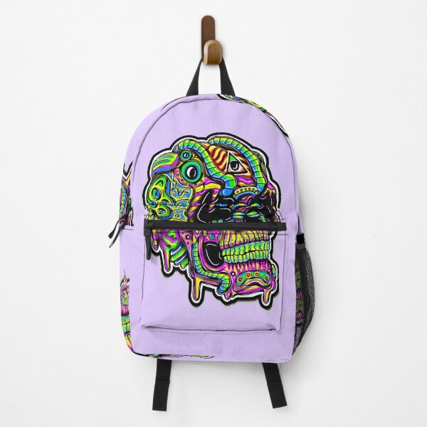 Item preview, Psychedelic Skull art designed and sold by HOPPER420.