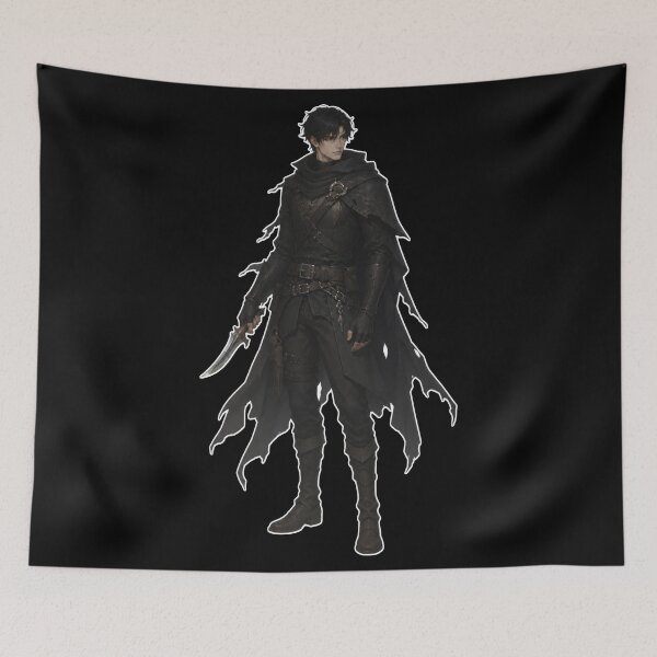 Item preview, fantasy dnd rogue character designed and sold by lilypadblue.