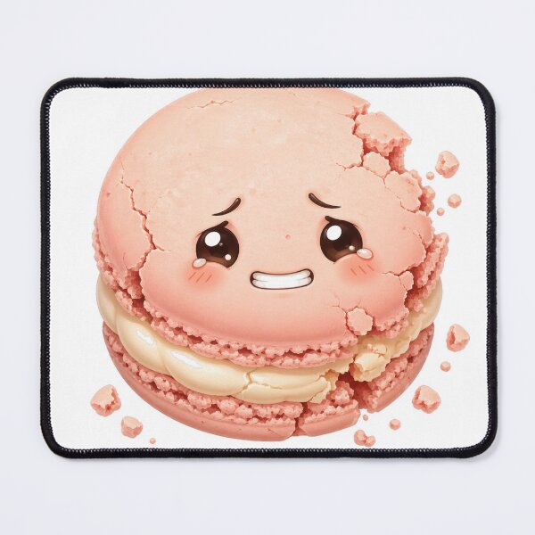 Item preview, Sad Crumbling Kawaii Macaron designed and sold by jgvisualarts.