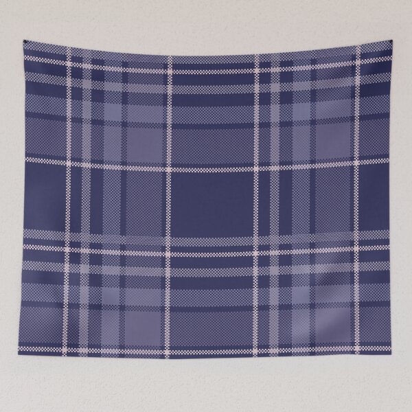 Item preview, Dark Blue Classic Plaid Seamless Pattern designed and sold by PowerAntShop.