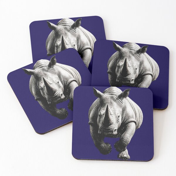 Item preview, Charging Rhino - Aggressive Streetwear Beast Graphic  designed and sold by digitalbob60.