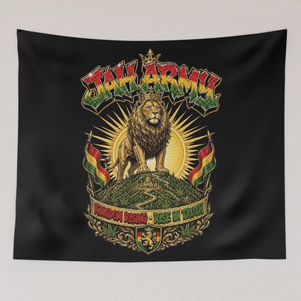 Item preview, JAH ARMY: KINGDOM RISING designed and sold by SavvyEarth.