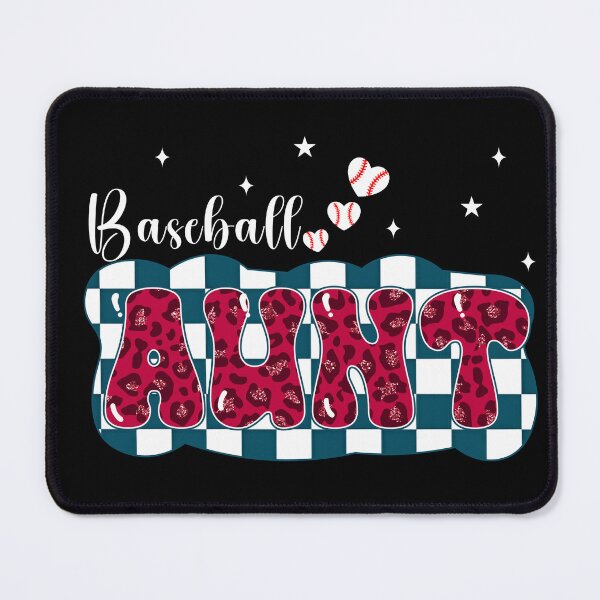 Item preview, Baseball Aunt Leopard Checker Trendy Design designed and sold by KIROSALS.