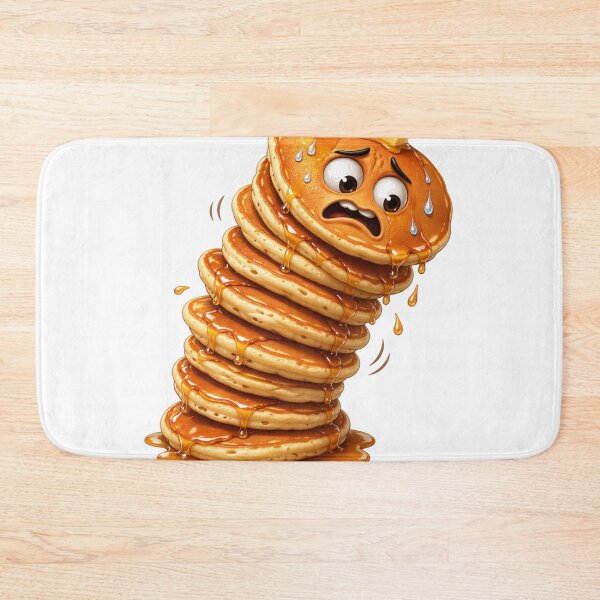 Item preview, Wobbly Pancake Stack Funny Cartoon designed and sold by jgvisualarts.