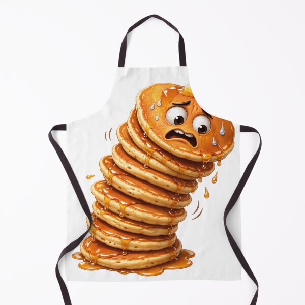 Item preview, Wobbly Pancake Stack Funny Cartoon designed and sold by jgvisualarts.