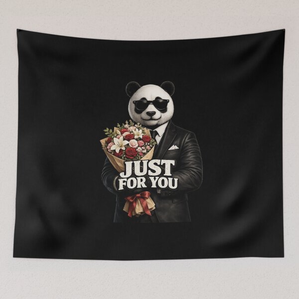 Item preview, JustForYou ｖ2 Panda Shirt  – Funny Cool Panda Meme designed and sold by PandaModeLab.