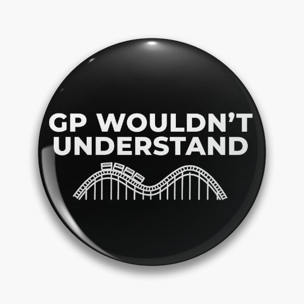 Item preview, GP Wouldn’t Understand – Minimalist Coaster Enthusiast Wave Design designed and sold by Coaster Culture Industries.