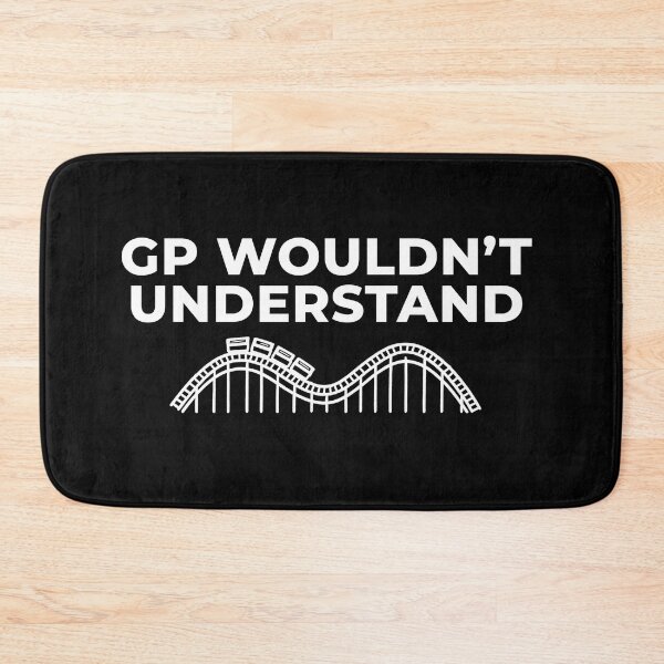 Item preview, GP Wouldn’t Understand – Minimalist Coaster Enthusiast Wave Design designed and sold by Coaster Culture Industries.