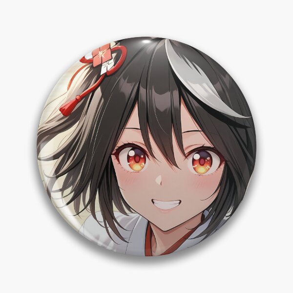 Item preview, Kitasan Black Uma Musume Shrine Maiden Cheerful Glow designed and sold by SuperTeamCanada.