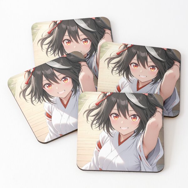 Item preview, Kitasan Black Uma Musume Shrine Maiden Cheerful Glow designed and sold by SuperTeamCanada.