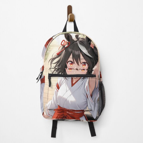 Item preview, Kitasan Black Uma Musume Shrine Maiden Cheerful Glow designed and sold by SuperTeamCanada.
