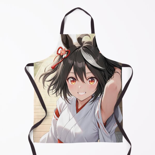 Item preview, Kitasan Black Uma Musume Shrine Maiden Cheerful Glow designed and sold by SuperTeamCanada.