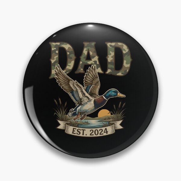 Item preview, Duck Hunting Dad Est 2024 New Father Gift designed and sold by KroghDs.