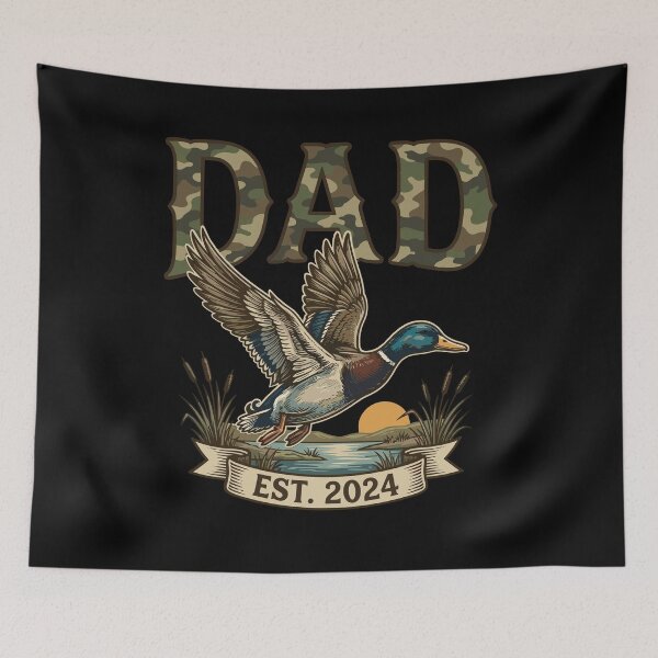 Item preview, Duck Hunting Dad Est 2024 New Father Gift designed and sold by KroghDs.