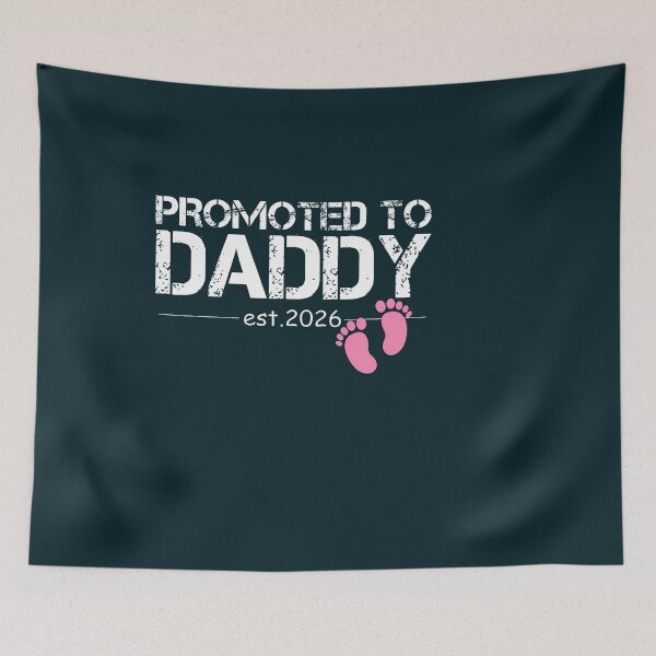 Item preview, Promoted To Dad Est 2026 New Dad 2026 Baby Girl Daddy 2026   designed and sold by GabrielaPeterse.