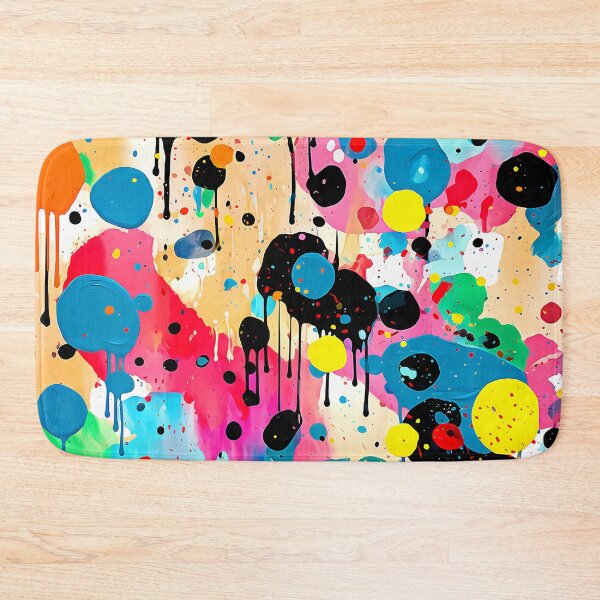 Item preview, Colorful Paint Splatter Vibrant Abstract Digital Art Painting designed and sold by DEC02.