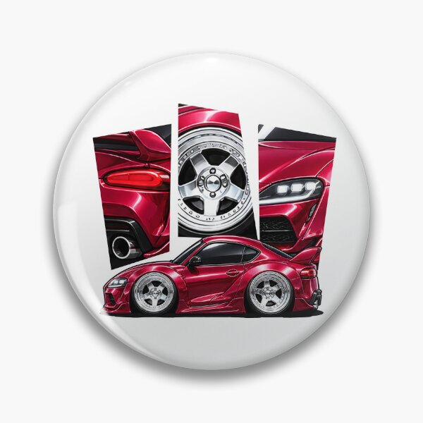 Item preview, Low Stance Chibi Sports Car – Clean Widebody Artwork designed and sold by LkmDsgn.