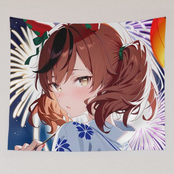 Item preview, Nice Nature Uma Musume Fireworks Yukata Glow designed and sold by SuperTeamCanada.