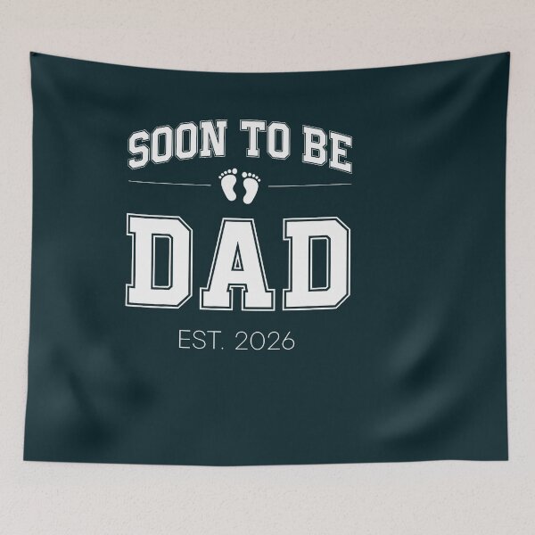 Item preview, Soon To Be Dad Est 2026 Varsity First Time Daddy   designed and sold by GabrielaPeterse.