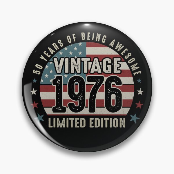 Item preview, Vintage 1976, 50th Birthday Gift Distressed Design designed and sold by FernaRoje.