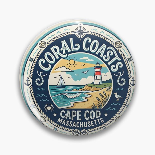 Item preview, Coral Coasts. Cape Cod Massachusetts. designed and sold by Birdie and Flynn.