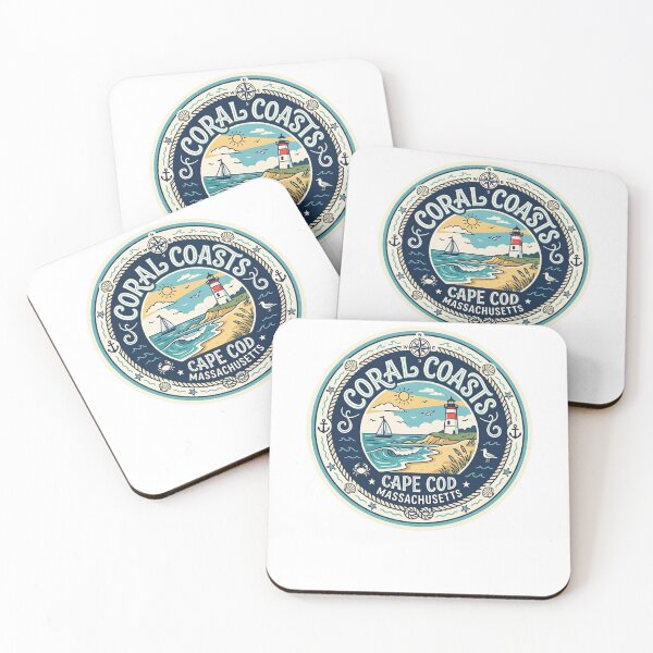 Item preview, Coral Coasts. Cape Cod Massachusetts. designed and sold by Birdie and Flynn.