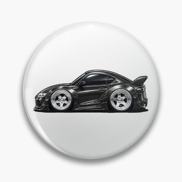 Item preview, Custom Chibi Sports Car – Aggressive Stance Artwork designed and sold by LkmDsgn.