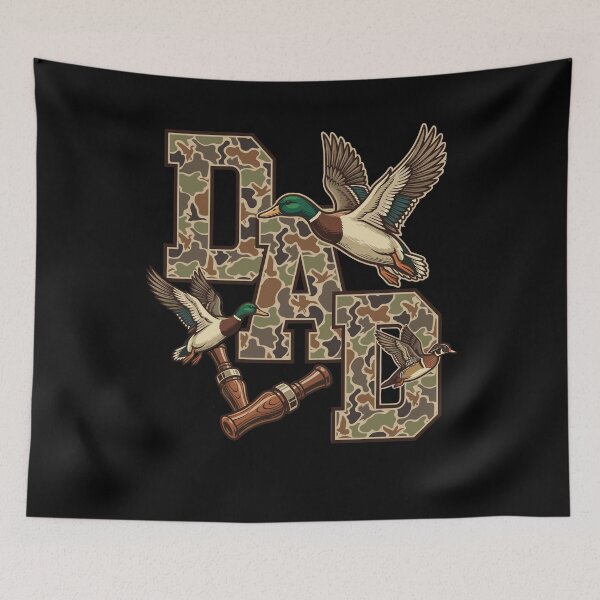 Item preview, Duck Hunting Dad Father's Day Mallard Camo designed and sold by KroghDs.