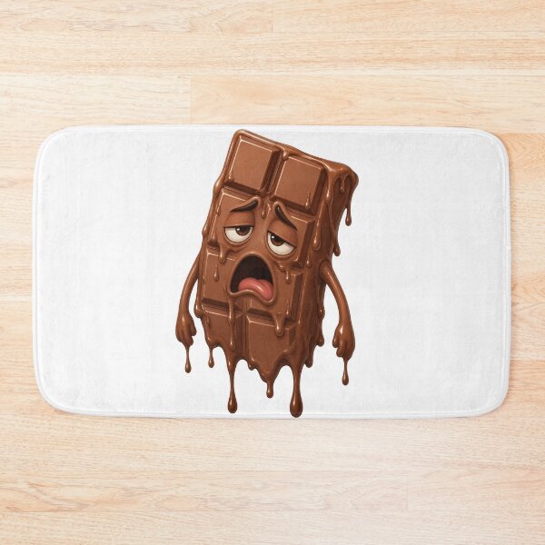 Item preview, Sad Melting Chocolate Bar Character designed and sold by jgvisualarts.