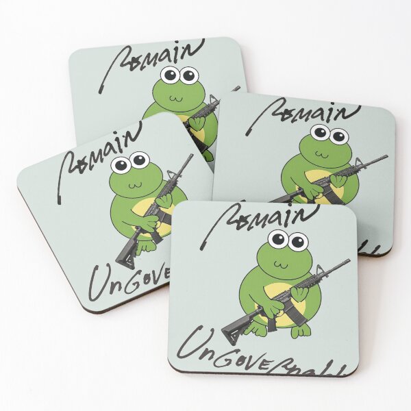 Item preview, Remain Ungovernable Cute Frog Tactical Meme designed and sold by rygenr8.