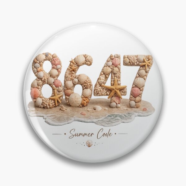 Item preview, 8647 Beach, Seashell Number designed and sold by DillonHuerta.