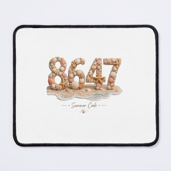 Item preview, 8647 Beach, Seashell Number designed and sold by DillonHuerta.