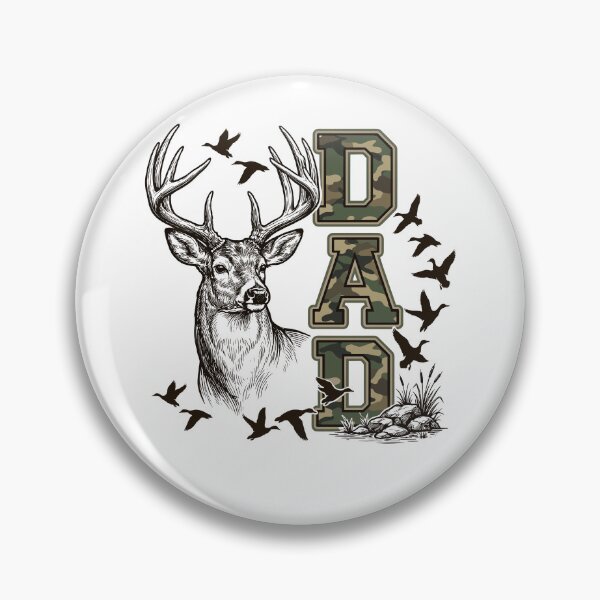 Item preview, Hunting Dad Deer Duck Hunter Father's Day Gift designed and sold by KroghDs.