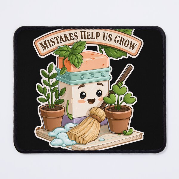 Item preview, Mistakes Help Us Grow Cute Eraser Motivation designed and sold by Marcikart.