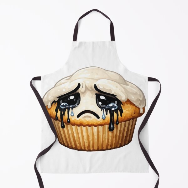 Item preview, Sad Crying Muffin Dark Drip Art designed and sold by jgvisualarts.