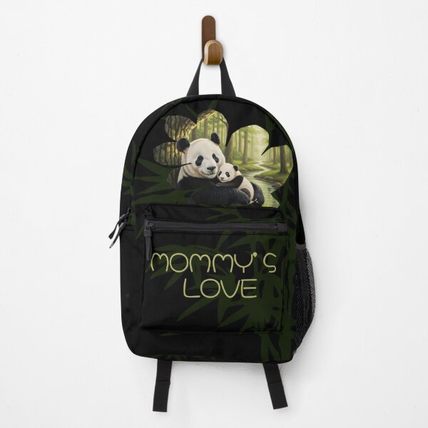 Item preview, Mommy's Love: Panda Mother and Cub in Bamboo Forest designed and sold by InfinitePawBond.