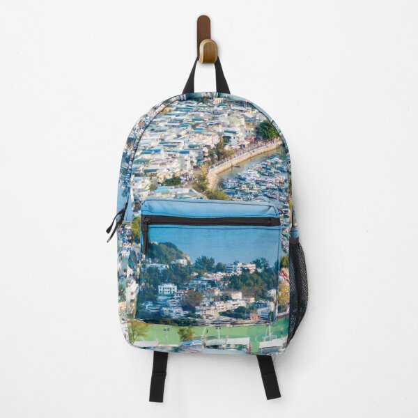 Item preview, Aerial View of Cheung Chau Island – Hong Kong Fishing Village Coastal Art designed and sold by Ross.A.Campbell.