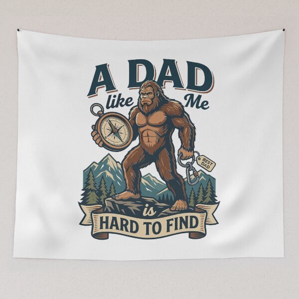 Item preview, Bigfoot Dad Hard To Find Father's Day designed and sold by KroghDs.