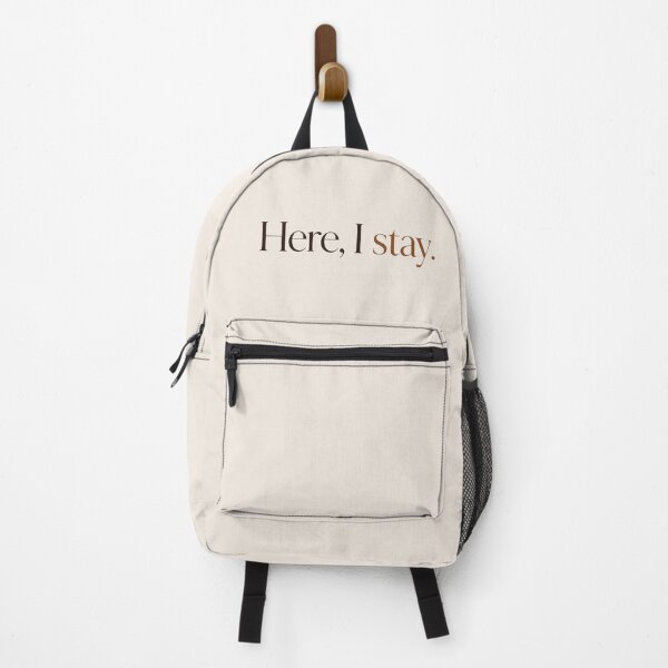 Item preview, Here, I Stay – Minimal Inner Peace & Intentional Living Quote Design designed and sold by Irene Catchmind.