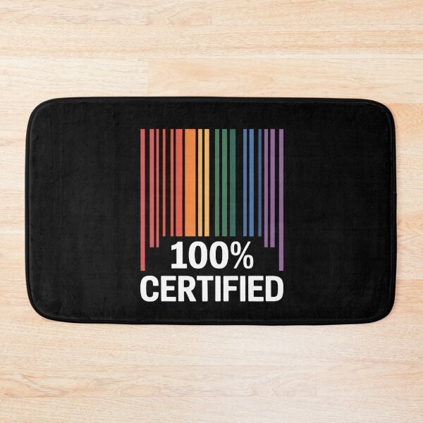 Item preview, 100% Certified Gay Funny LGBTQ+ Pride Quote designed and sold by Say It With Ink.