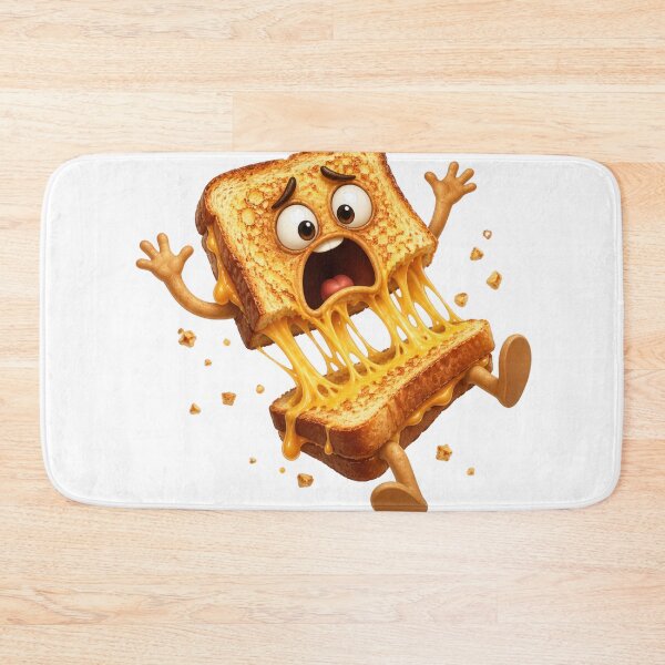 Item preview, Screaming Grilled Cheese Toast Funny Character designed and sold by jgvisualarts.