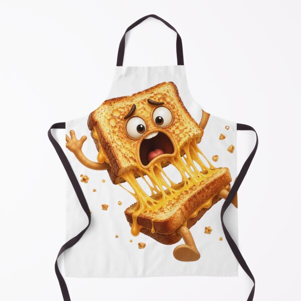 Item preview, Screaming Grilled Cheese Toast Funny Character designed and sold by jgvisualarts.