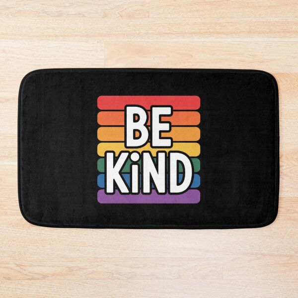 Item preview, Be Kind LGBTQ+ Rainbow Pride Kindness Quote designed and sold by Say It With Ink.