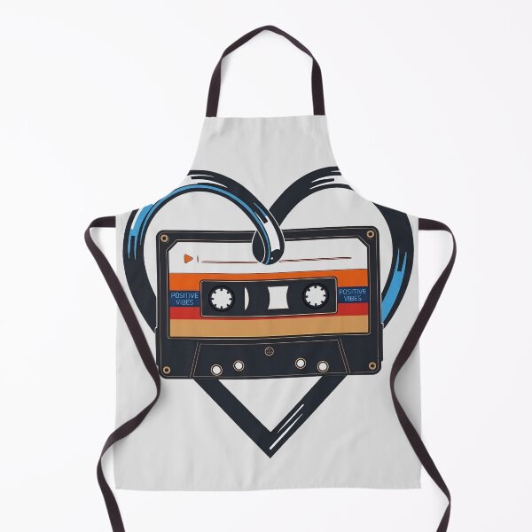Item preview, Vintage Cassette Heart Retro 80s Music Mixtape designed and sold by IvoryArtDesign.