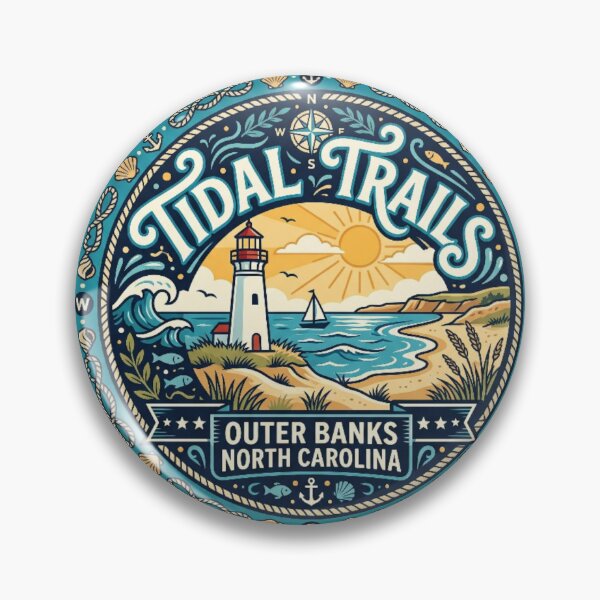Item preview, TIDAL TRAILS. The Outer Banks, North Carolina. designed and sold by Birdie and Flynn.
